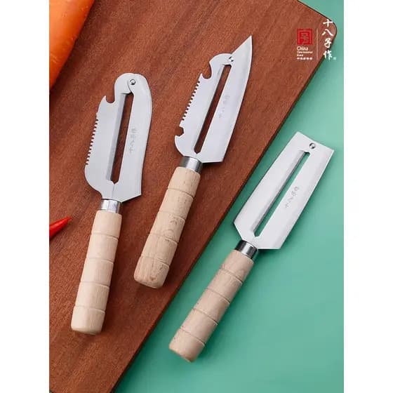 Dezoito filhos faca de descascar faca doméstica multifuncional descascador de batata ferramenta útil faca de frutas faca