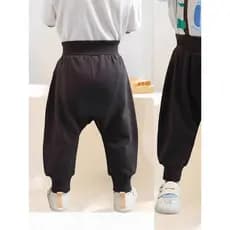 Calças de bebê primavera outono novo estilo crianças calças casuais meninos meninas grandes pp calças do bebê cintura al