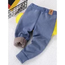 Outono inverno crianças engrossado Leggings meninos meninas dupla camada alemão veludo calças compridas médio grande cri