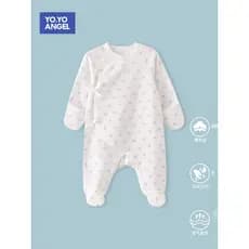 Roupas para recém-nascidos primavera outono inverno capa pé Bodysuit algodão puro grosso outubro bebê recém-nascido 3 ca