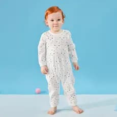 Macacão de bebê verão fino algodão puro 0-1 anos 2 bebê verão pulôver macacão pijama criança roupas de verão