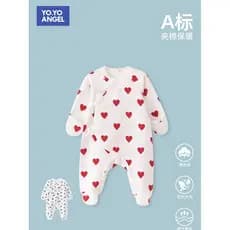 Roupas para recém-nascidos outono inverno quente envoltório pés classe um macacão de bebê recém-nascido acolchoado roupa