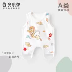 Belle Baby a Class Pure Cotton Bellyband Verão Estilo Fino Pijama de Bebê com Pernas Proteção de Barriga Ferramenta Útil