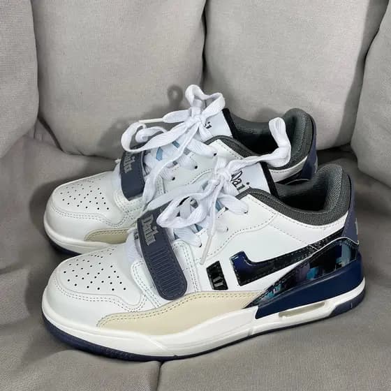 Retro almofada de ar tênis Street Wear meninos primavera novo estilo de venda quente sapatos masculinos de sola grossa e