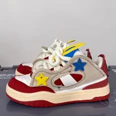 Sapatos de skate americano masculino 2024 primavera novo estilo na moda estrela sapatos All-Match Casual estudante sapat