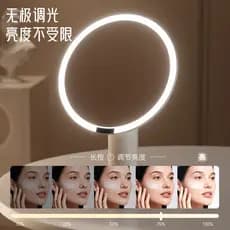 Qualidade selecionada led inteligente espelho de maquiagem desktop Stand-Up quarto espelho com luz beleza espelho luz pr