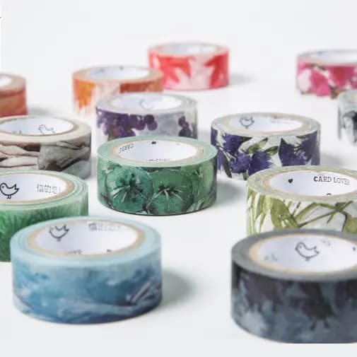 Japonês criativo fita de papel manual decoração Washi fita mão rasgo não-marcação fita adesivo diário álbum de fotos DIY