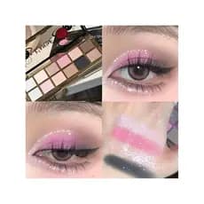 KAPEINE multifuncional paleta de sombras de 12 cores feminino multicolorido ins Super quente perolado à prova d'água pal