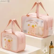 Saco de banho de separação seca e molhada feminino portátil saco cosmético viagem à prova dwaterproof água saco de higie