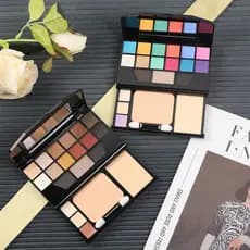 Nova paleta de sombras cosméticas multifuncionais série multicolorida 19 cores caixa de cosméticos paleta de conjunto de