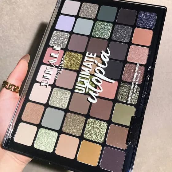 DIKALU paleta de sombras de 40 cores Utopia rainha terra cor paleta multicolorida fosco perolado INS pequeno livro verme