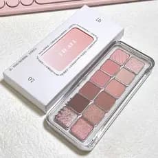 DIKALU Xiaoyu Begonia Recomendado Paleta de sombras de 12 cores 2025 Novo estilo Pérola Leite Café Rosa Paleta multifunc