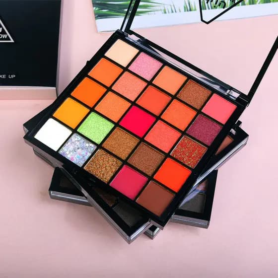 Paleta de sombras ins Super quentes contas foscas cor terra barato estudante nicho marca batatas picadas grande lantejou