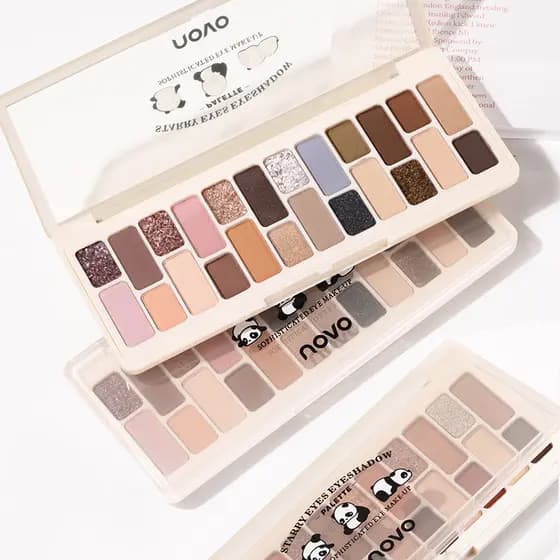 Nova paleta de sombras para teclado Galaxy, uma paleta multiuso multicolorida, 24 cores, variedade diária para iniciante