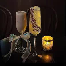 Ins estilo barra de vidro champanhe vidro ligeiramente bêbado High-End bartender Cocktail vidro bolha água vidro taça