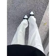 Americano branco reto Jeans masculino verão High Street ootd Commuter Wear feminino mais magro olhar Casual ligeiramente