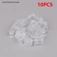 JTN 10 PCS PC Translúcido Publicidade Prego Vidro Suporte Parafuso Plástico Invisível Fosco NW