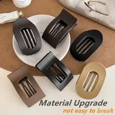 Presilha de cabelo com laço fosco, simples e elegante, adequada para mulheres, ideal para o estilo de início de outono,