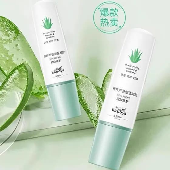 Kapoya Aloe Vera Gel Essência Aloe Vera Gel Nativo Aloe Vera Calmante Hidratante Hidratante Após Reparação Solar Reduz M