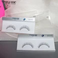 Eyeme Fal cílios único Cluster segmentado em forma de v em forma de w maquiagem artista rainha Natural reutilizável sem