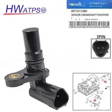 Sensor De Posição Do Virabrequim 8973311080 Para Isuzu TFR/S (CHEVROLET) TFS Oriente Médio THAI-RUNG UCR/UCS (Tailândia)
