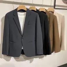 Terno Casual jaqueta masculina fino-ajuste terno Formal versão coreana topo Commuter entrevista profissional negócios Hi