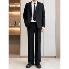 Terno terno um conjunto versão coreana Casual Commuter masculino estudante universitário entrevista trabalho Formal tern