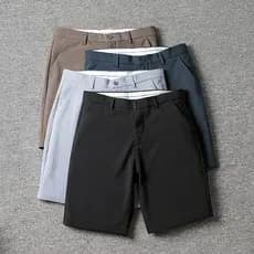 Shorts curtos masculinos verão Casual quarto shorts luz estilo maduro em linha reta solta na moda estilo japonês Hong Ko