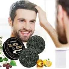 Barra de Shampoo Ativadora de Crescimento Capilar Sparta, Barra Reversora de Cabelos Grisalhos Sparta, 1,94g, pacote com