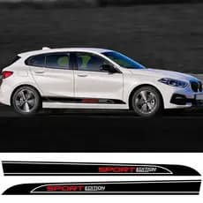 Adesivo Gráfico Para Porta Lateral De Carro , Edição Esportiva , Filme De Vinil , Acessórios De Decoração BMW Série 1 E8
