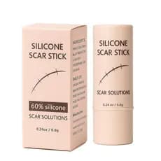 Bastão de Silicone para Cicatrizes, 60% de Soluções de Silicone para Cicatrizes no Rosto e Corpo, com Centella Asiática