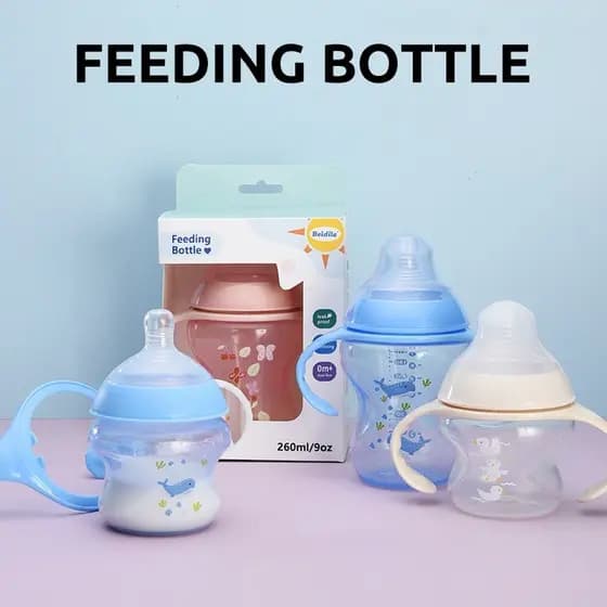 Bebê bebendo leite recém-nascido anti-cólica alça anti-queda chupeta Silicone de grau alimentício anti-cólica O0TL