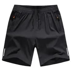Shorts masculinos verão gelo seda esportes calças de secagem rápida soltas 5 pontos calças grandes exterior Wear praia C
