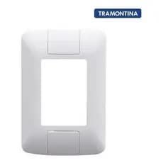 Kits  Placas 4x2 -  3 Postos Juntos Aria Branca Tramontina