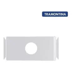 Tramontina Elétrica Tampo Tomada Furo 9,5mm Aria Branca Cor Branco Decoração Acabamento