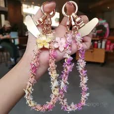 Cordão de metal para celular, corrente torcida, estilo ins, pulso feminino, curto, corrente suspensa, clipe de metal, ga