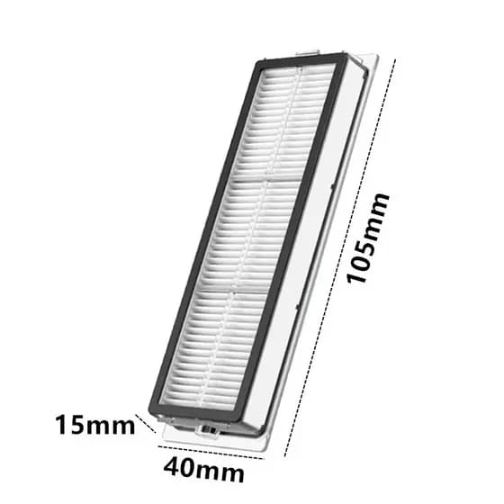 Adequado para busca de acessórios de robô de varredura X20/X20Pro Plus elemento de filtro de malha Happa vassoura consum