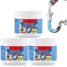 BELLDrainOpener, Desentupidor Poderoso, Água Cristalina, Hidróxido de Sódio, Desentupa Drenos, Pias de Banheiro, Pias de