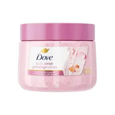 Esfoliante Corporal Dove Sal Himalaio e Óleo de Rosa, Esfolia e Nutre Profundamente para uma Pele Radiante, 15oz