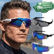 3 Óculos Sol Polarizado UV400 Beach Tennis Corrida Ciclismo Unissex