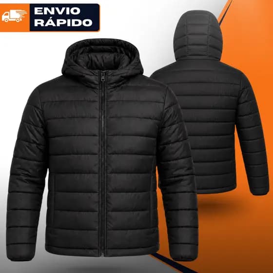 Jaqueta Bobojaco Unissex Forrada Para Frio Com Capuz Removível