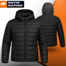 Jaqueta Bobojaco Unissex Forrada Para Frio Com Capuz Removível