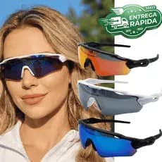 3 Óculos de Sol Esportivo Unissex Polarizado UV400 Várias Cores Sol