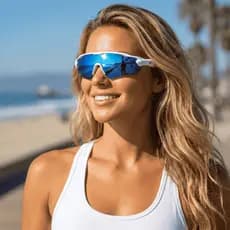 Óculos Esporte Unissex Beach Tennis Vôlei Praia Polarizado UV400