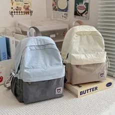Nova mochila ao ar livre saco de escola viagem simples mochila grande capacidade estudantes universitários Outing luz la