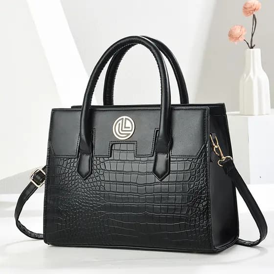 Bolsa feminina de grande capacidade com sensação de alta qualidade, bolsa feminina da moda temperamento