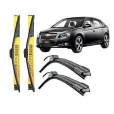 KIT PALHETAS SILICONE LIMPADOR PARABRISA CRUZE 2011 À 2016