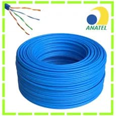 Cabo de Rede de Cftv 150 Metros Multicameras 4 Pares 8 Fios Alarme