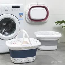 Cesto de roupa suja dobrável, cesto de armazenamento de roupas montável na parede, cesto de roupa suja para banheiro, ce