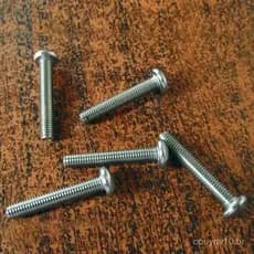 Parafusos de máquina com cabeça panela e ranhura cruzada, galvanizados, padrão britânico e americano GB818-85, parafusos